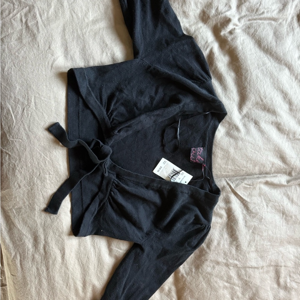 Black Wrap Top